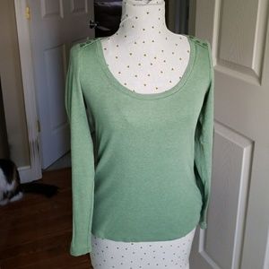 Express green long sleeve t-shirt